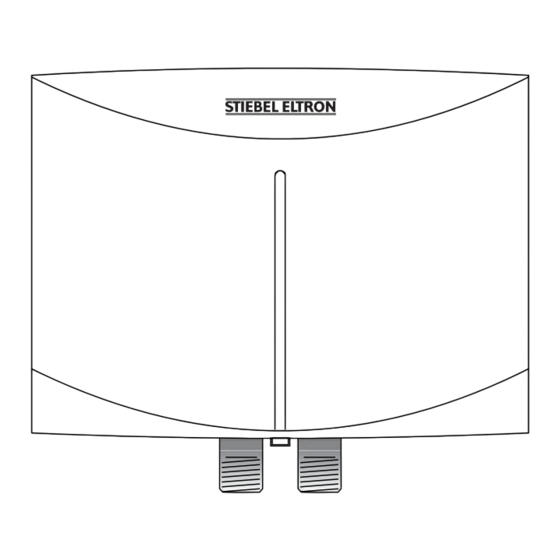 Stiebel Eltron MINI 2-1 Funcionamiento E Instalación