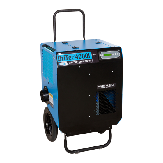 Dri-Eaz DriTec 4000i El Manual Del Propietario