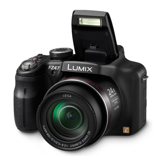 Panasonic Lumix DMC-FZ47 Instrucciones De Funcionamiento Para Características Avanzadas