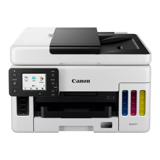 Canon GX6000 Serie Manual En Linea