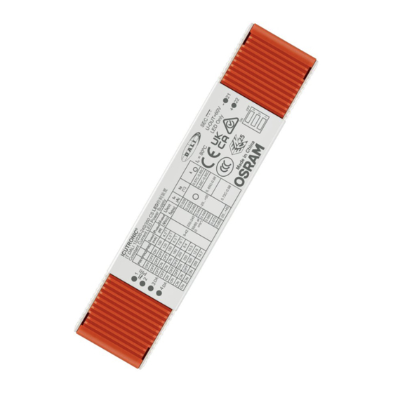 Osram ICUTRONIC IT DALI 15/220-240/350 CS Guía Rápida