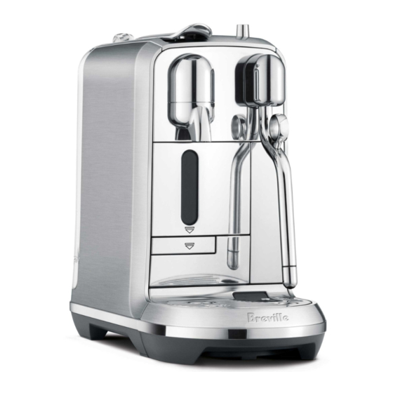 Breville Nespresso CREATISTA PLUS Manual Del Usuario