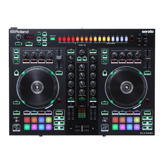 Roland Serato DG-505 Manuales