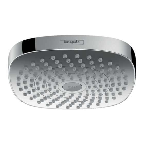 Hansgrohe Croma Select S 180 2jet 26523000 Instrucciones De Montaje