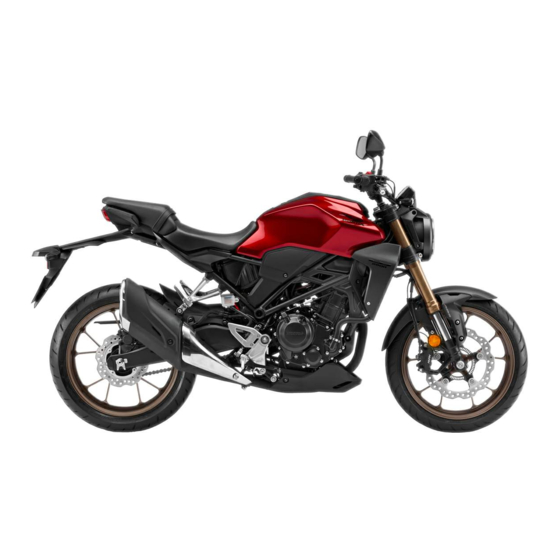 Honda CBF250NA Manual Del Propietário