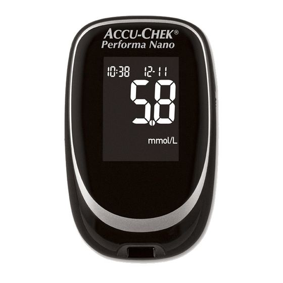 Accu-Chek Nano Manual Del Usuario