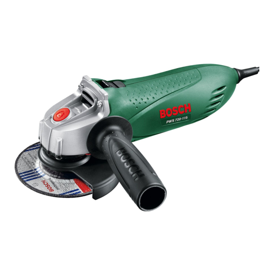 Bosch PWS 700-115 Manual Original