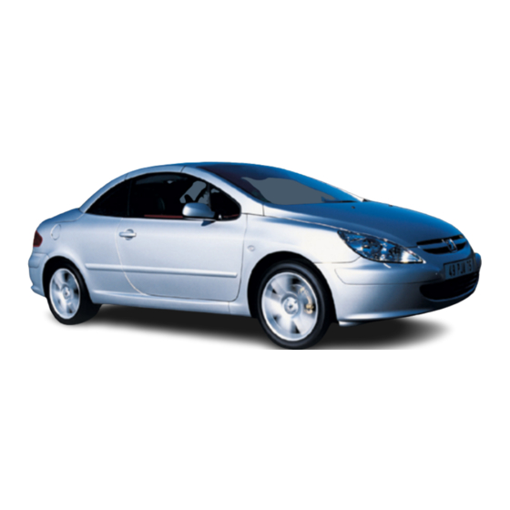 PEUGEOT 307 CC 2004 Manuales