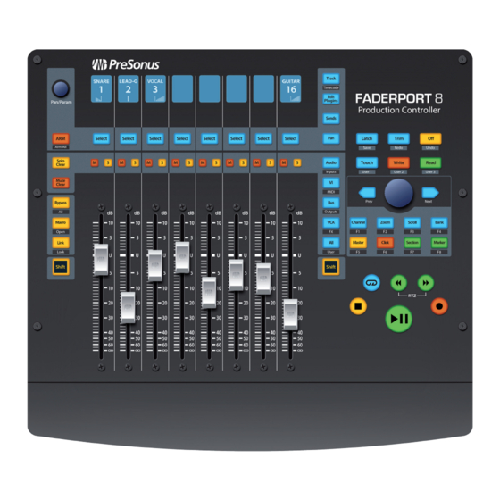 PRESONUS FaderPort Guía Rápida