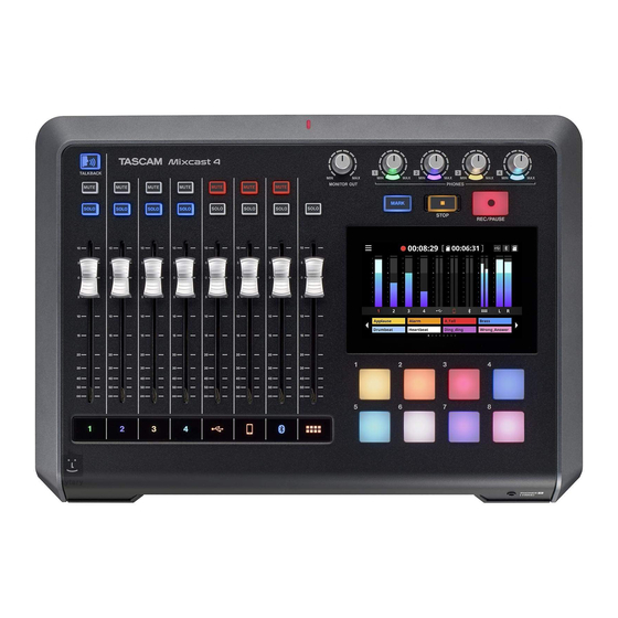 Tascam Mixcast 4 Manual Del Usuario