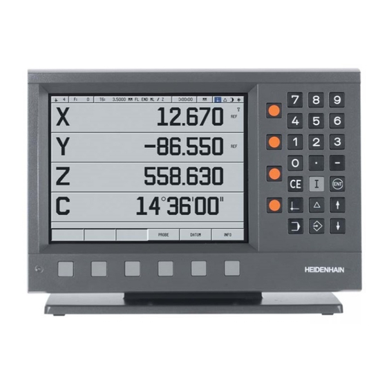 HEIDENHAIN POSITIP 880 Instrucciones De Instalación