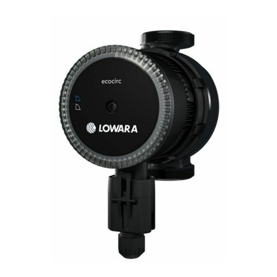 Lowara ecocirc BASIC-N Guia De Instalacion