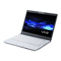 Sony Vaio VGN-FE11SR Guía De Usuario