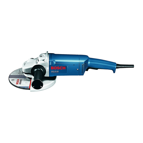 Bosch GWS Professional 20-180 Manual Original