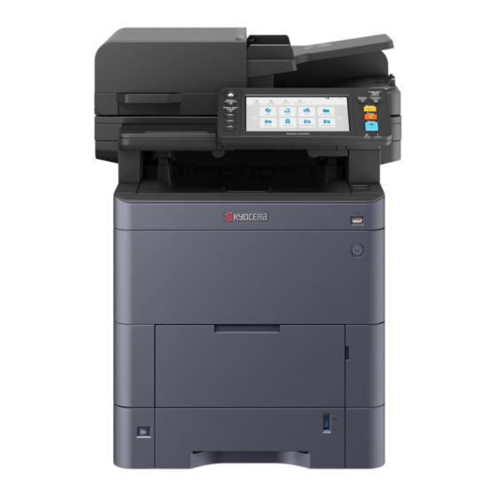 Kyocera TASKalfa MA4500ci Guía Rápida