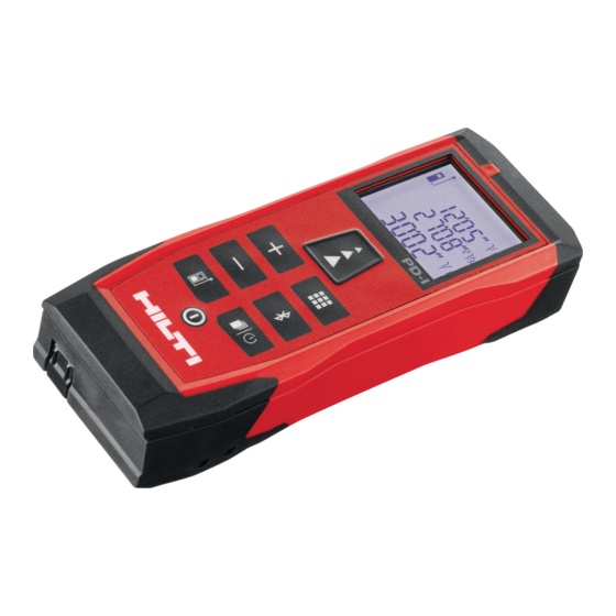 Hilti PD-I Instrucciones De Uso