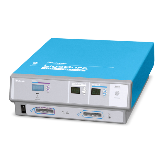 Valleylab LigaSure Manual Del Usuario