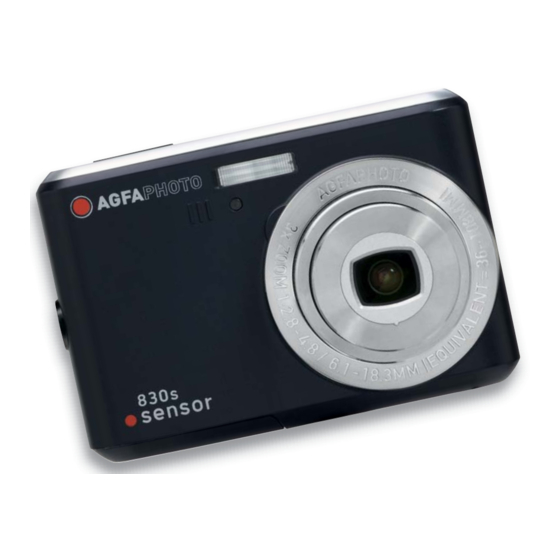 AgfaPhoto sensor 830s Manual De Usuario