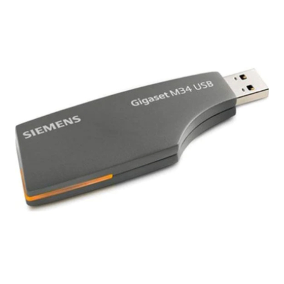 Siemens Gigaset M34 Manual De Usuario