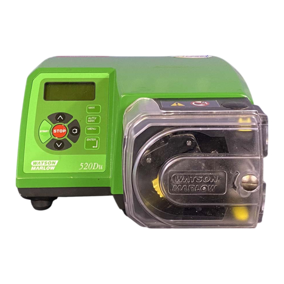 Watson Marlow Pumps 520Du Manual Del Usuario
