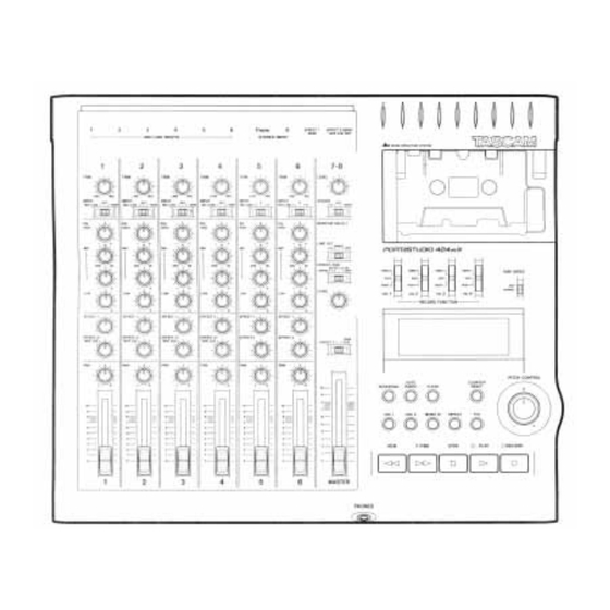 TEAC PROFESSIONAL Tascam PORTASTUDIO 424MKIII Manual De Propietario