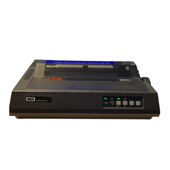 Philips MSX VW 0030/20 Modo De Empleo