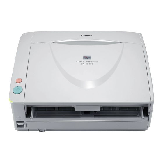 Canon DR-6030C Manuales