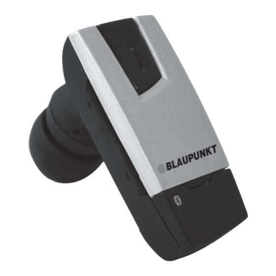 Blaupunkt BT HS 112 Manual De Instrucciones