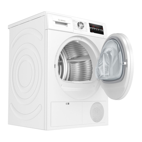 Bosch WTG86263CL Manual De Usuario E Instrucciones De Montaje