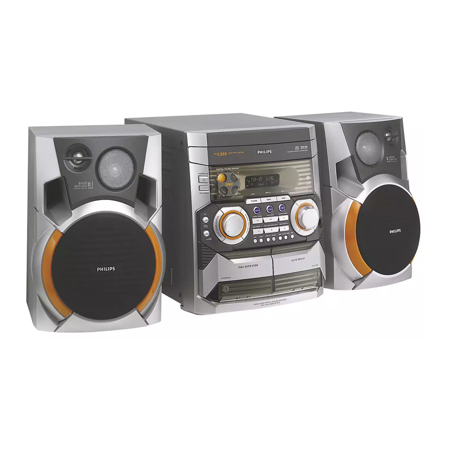 Philips FW-C355 Manual Del Usuario