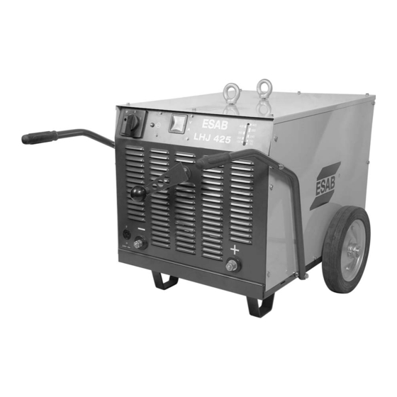 ESAB LHJ 425 Manual De Instrucoes