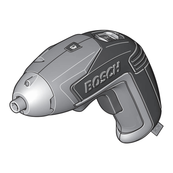 Bosch IXO Manual Original