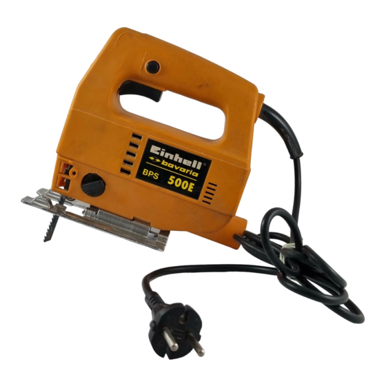 EINHELL Bavaria BPS 500E Manual De Instrucciones