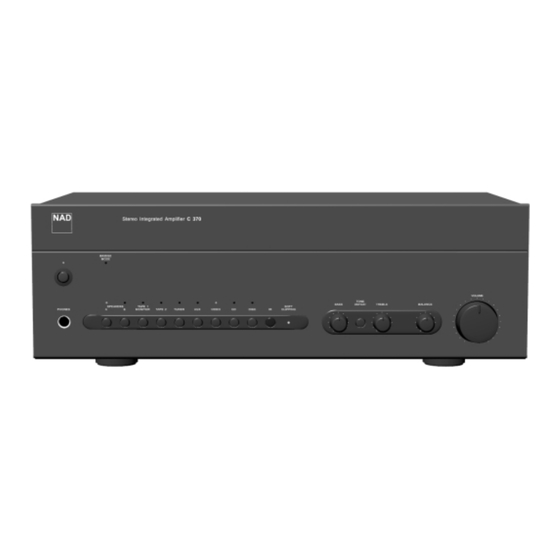 NAD C370 Manual Del Usuario