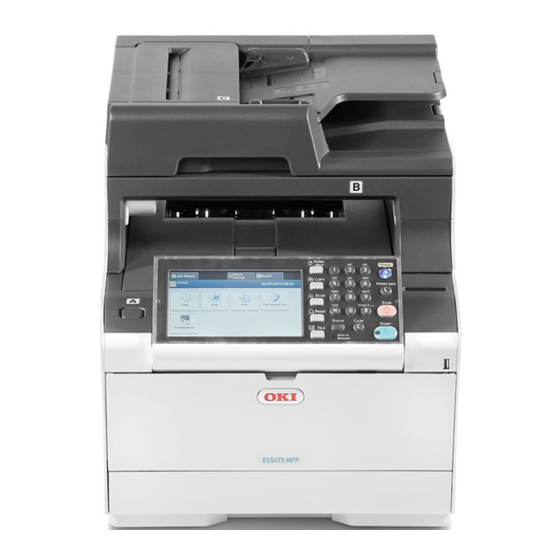 Oki ES5473 MFP Manuales