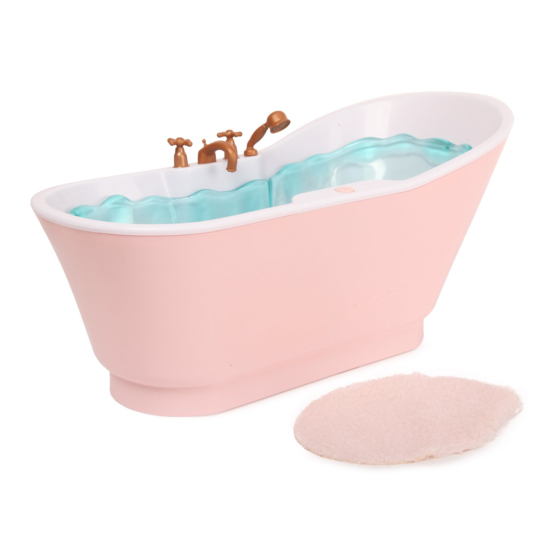 Our Generation OG Bath and Bubbles Set Manual De Instrucciones