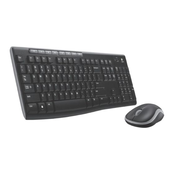 Logitech Wireless Combo MK270 Guia De Inicio Rapido
