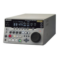 Sony DVCAM DSR-DR1000AP Manual De Instrucciones