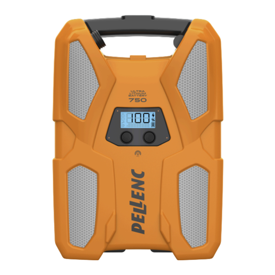 pellenc 750 Manual De Instrucciones