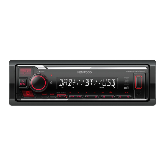 Kenwood KMM-BT408DAB Manual De Instrucciones