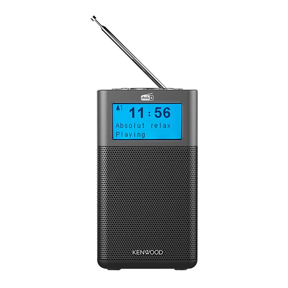Kenwood CR-M10DAB Instrucciones De Funcionamiento