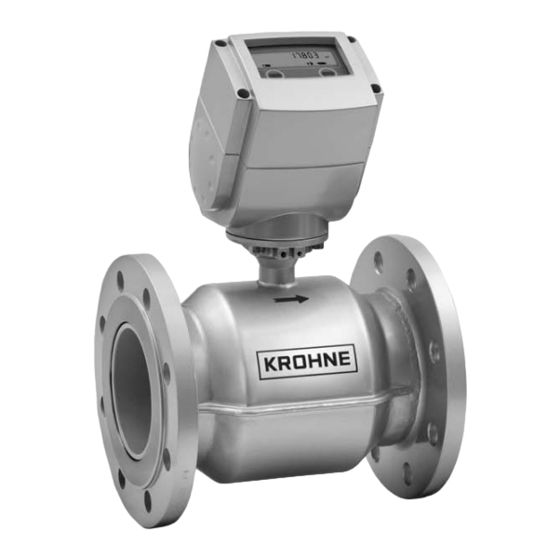 KROHNE WATERFLUX 3070 Manual De Instrucciones