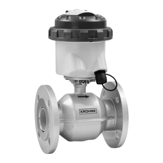 KROHNE WATERFLUX 3070 Inicio Rápido