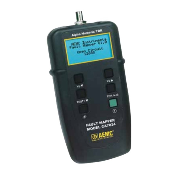 AEMC Instruments CA7024 Manuales