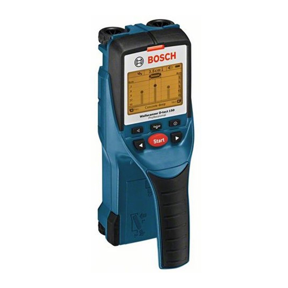 Bosch D-tect 150 Professional Manual Original