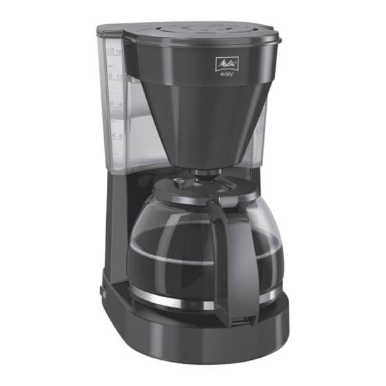 melitta Easy Instruciones De Uso