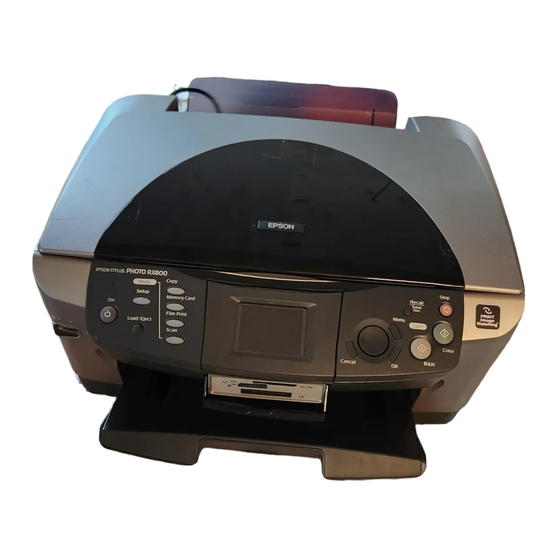 Epson Stylus Photo RX600 Manual Del Usuario