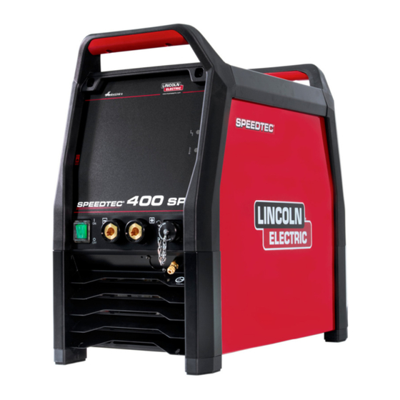 Lincoln Electric SPEEDTEC 400SP Manual De Instrucciones