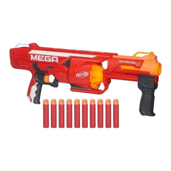 Hasbro NERF N-STRIKE MEGA ROTOFURY B0719 Guia De Inicio Rapido