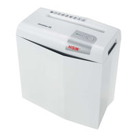 HSM shredstar S5 Instrucciones De Servicio